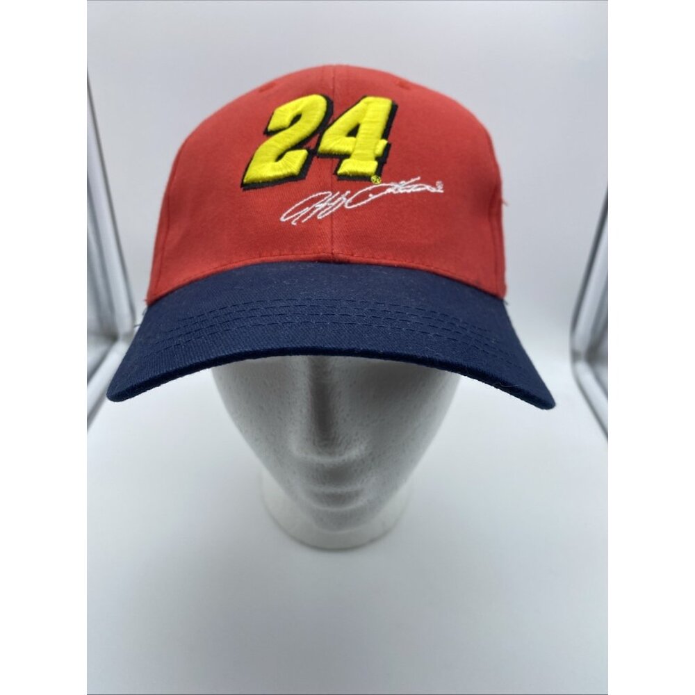 Kellogg's Racing Jeff Gordon #24 2008 Nascar Racing Cap Hat Hook & Loop Red